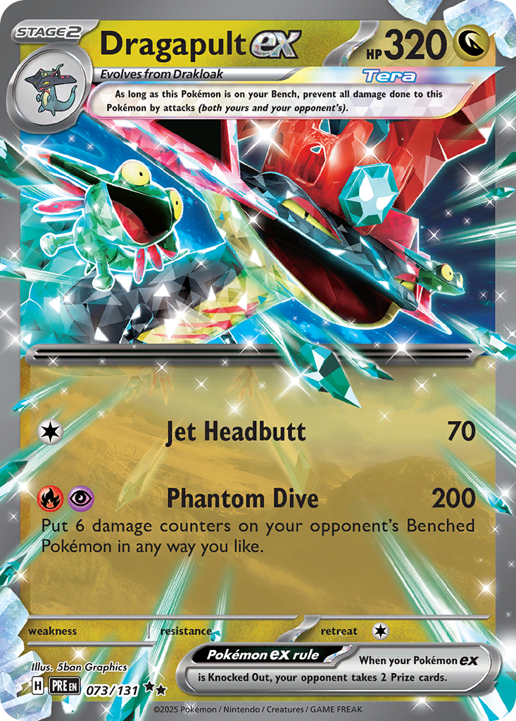 Dragapult ex - Prismatic Evolutions 073/131 (Foil) - Near Mint