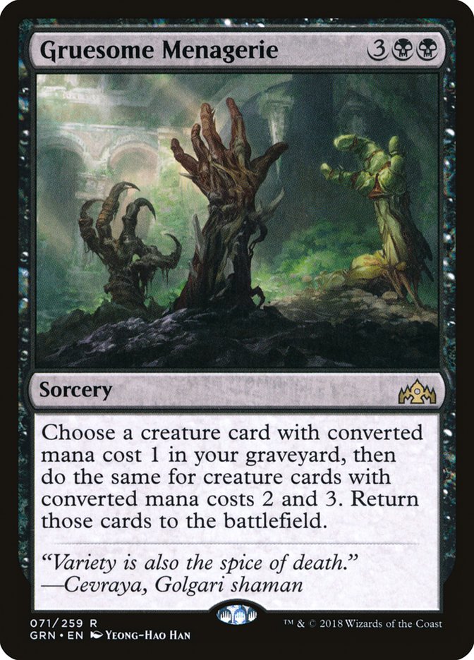 Gruesome Menagerie - Guilds of Ravnica 71