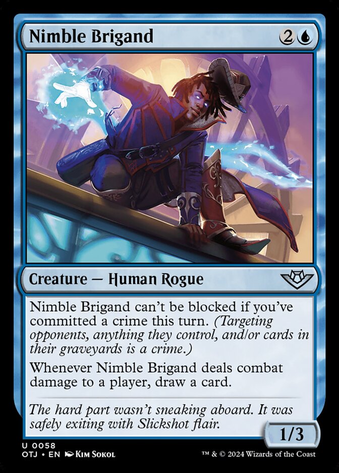 Nimble Brigand - Outlaws of Thunder Junction 58