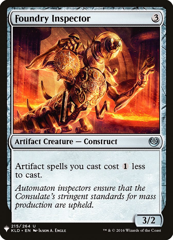 Foundry Inspector - The List KLD-215