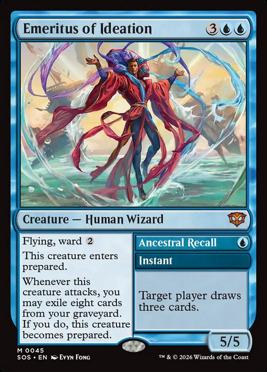 Emeritus of Ideation // Ancestral Recall - Secrets of Strixhaven 45