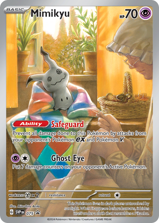 Mimikyu - Scarlet & Violet Promo 75  (Foil) - Near Mint - Ungraded