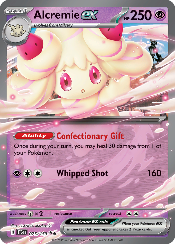 Alcremie ex - Journey Together 075/159 (Foil) - Near Mint