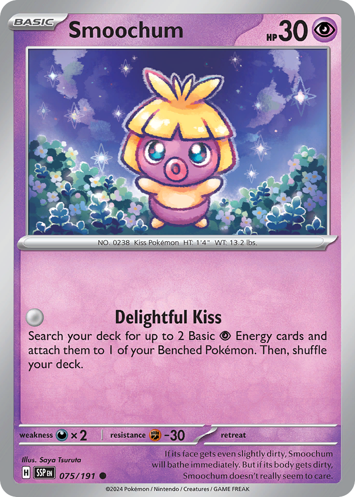 Smoochum - Surging Sparks 075/191 (Foil) - Near Mint