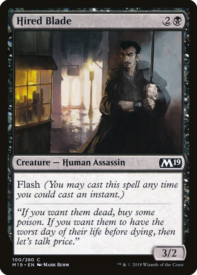 Hired Blade - Core Set 2019 100