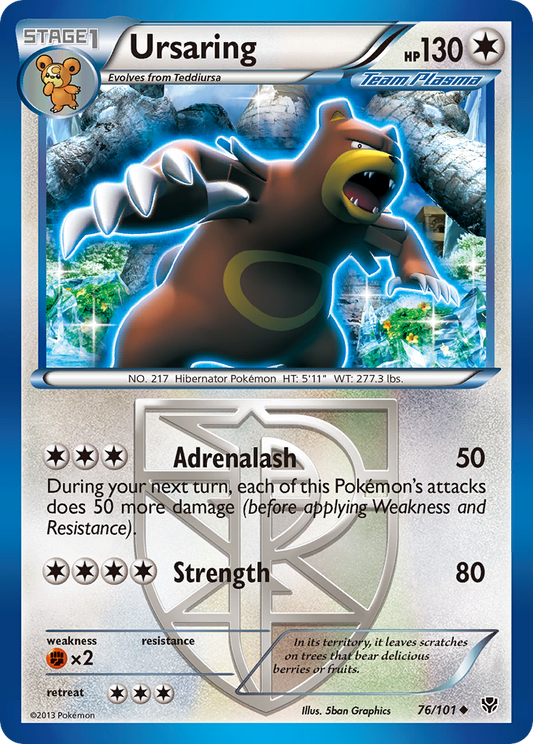 Ursaring (Team Plasma) - Plasma Blast 76  - Near Mint