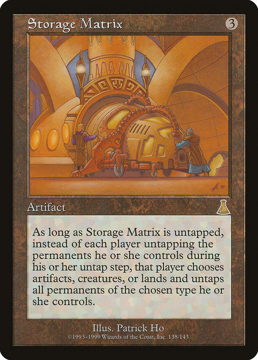 Storage Matrix - UDS 138