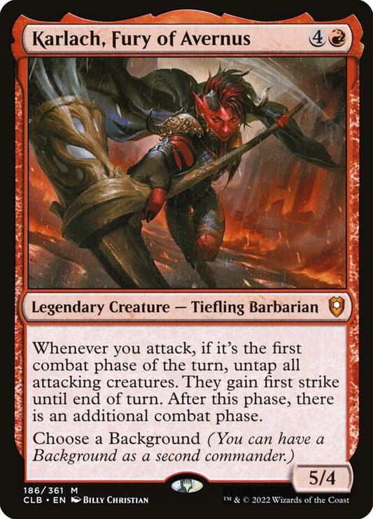 Karlach, Fury of Avernus - CLB 186  (Foil)