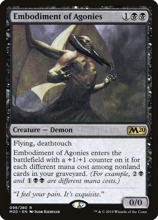 Embodiment of Agonies - M20 98