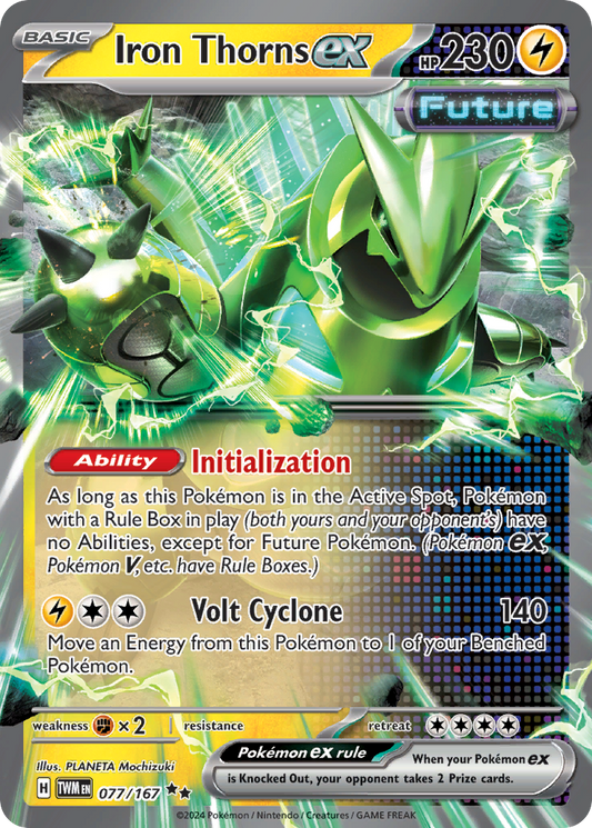 Iron Thorns ex - Twilight Masquerade 077/167 (Foil) - Near Mint