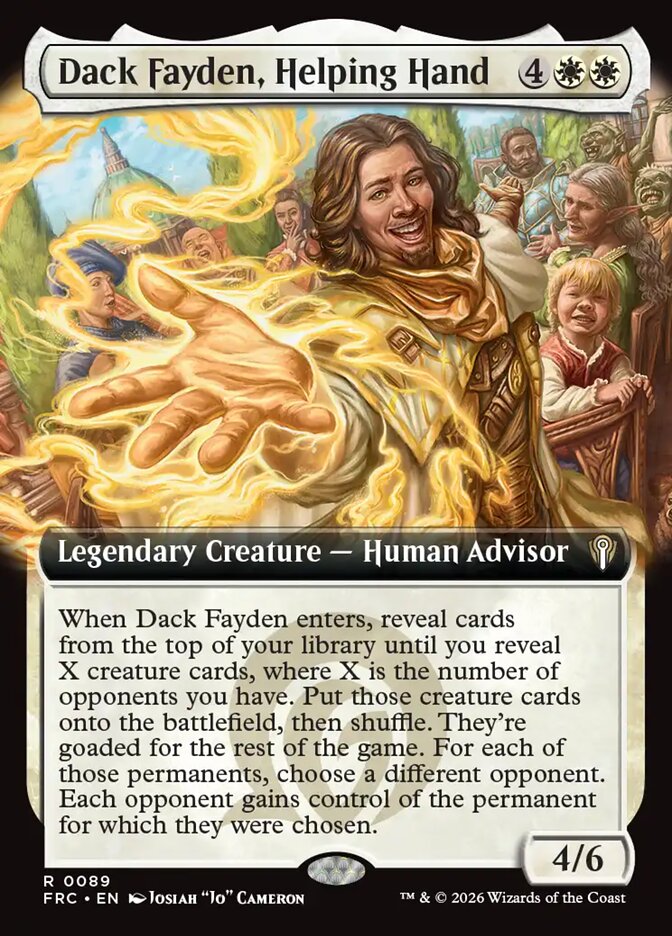 Dack Fayden, Helping Hand - Reality Fracture Commander 89