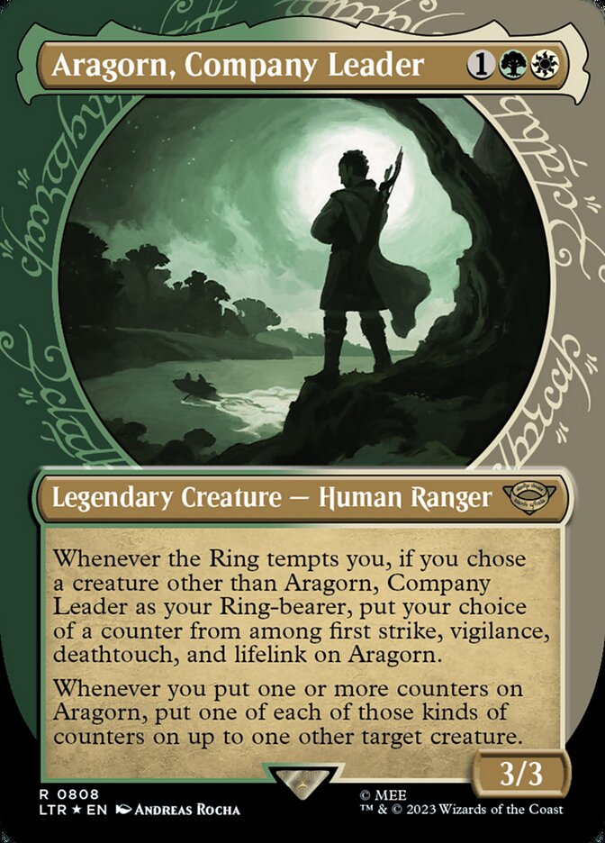 Aragorn, Company Leader - The Lord of the Rings: Tales of Middle-earth 808 (Foil)