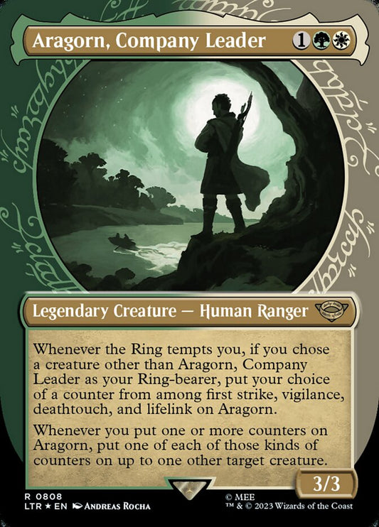 Aragorn, Company Leader - The Lord of the Rings: Tales of Middle-earth 808 (Foil)