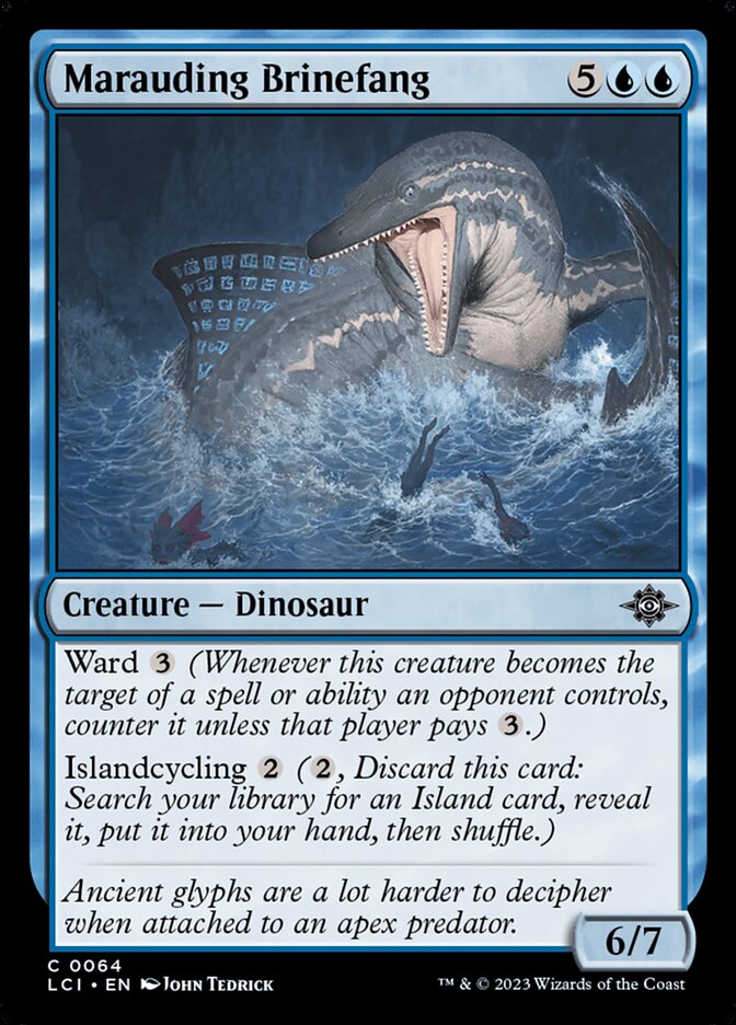 Marauding Brinefang - The Lost Caverns of Ixalan 64 (Foil)