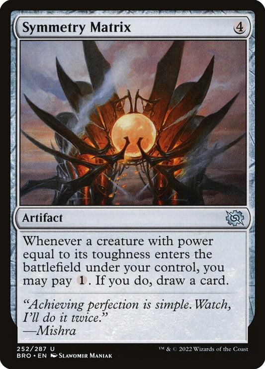 Symmetry Matrix - BRO 252  (Foil)