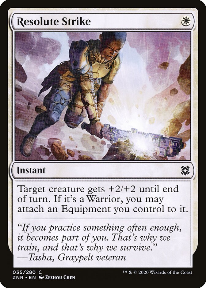 Resolute Strike - Zendikar Rising 35
