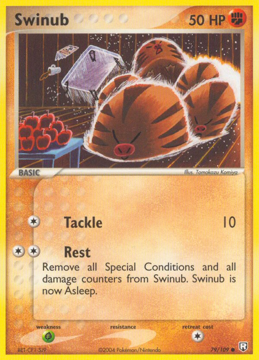 Swinub - EX Team Rocket Returns 79 - Near Mint