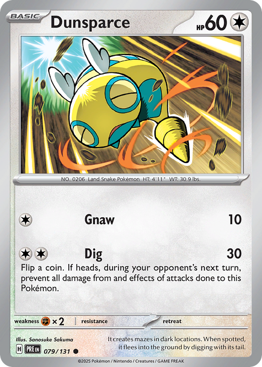 Dunsparce - Prismatic Evolutions 079/131 - Near Mint