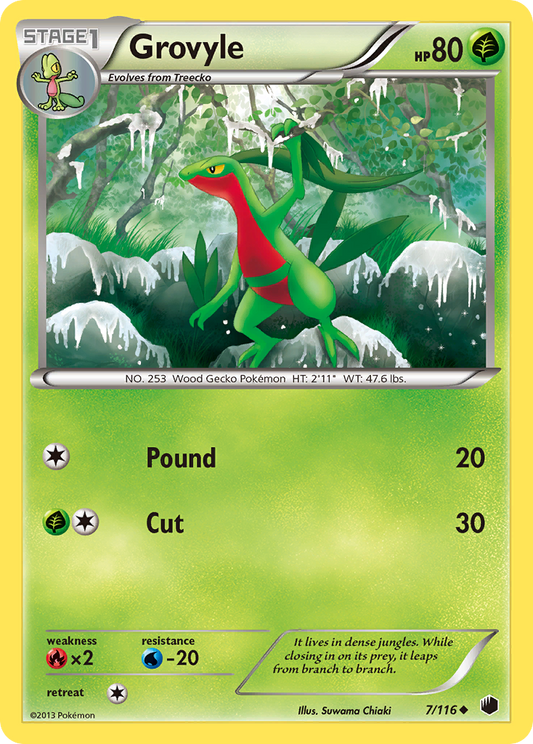 Grovyle - Plasma Freeze 7 - Moderately Played