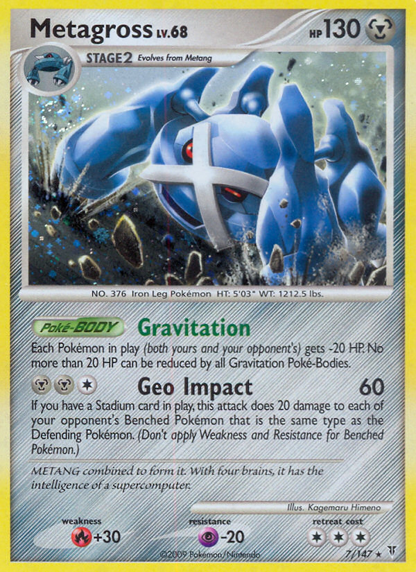 Metagross - Supreme Victors 7 (Foil) - Lightly Played