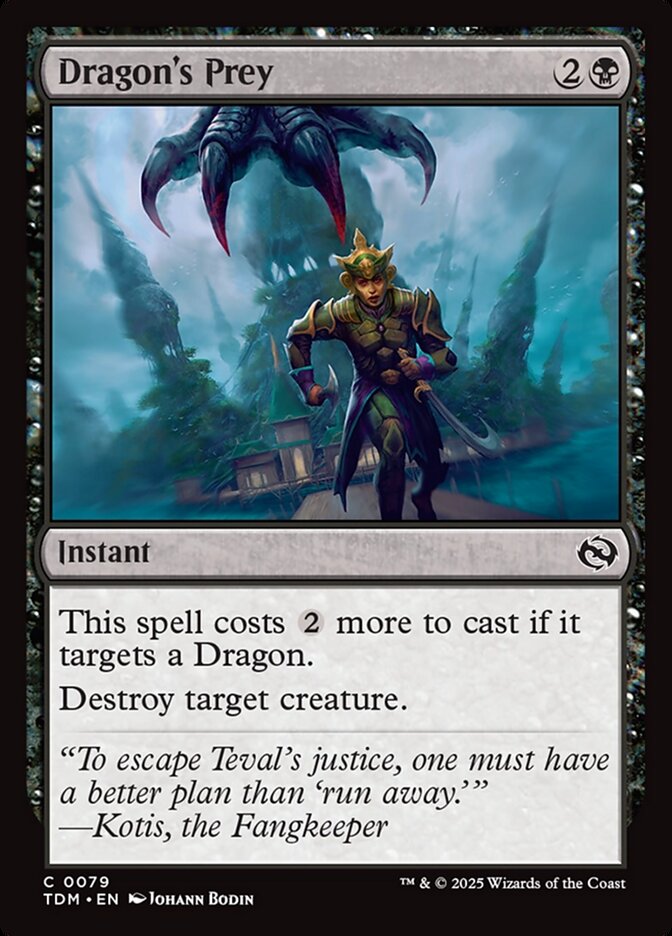 Dragon's Prey - Tarkir: Dragonstorm 79 (Foil)
