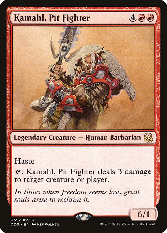 Kamahl, Pit Fighter - DDS 39