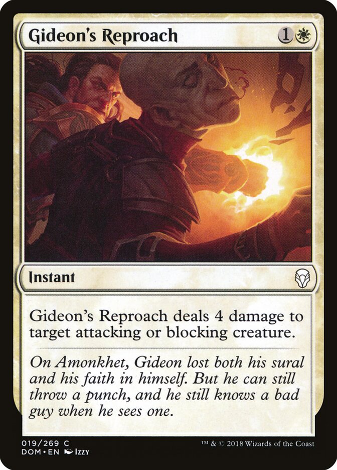 Gideon's Reproach - Dominaria 19