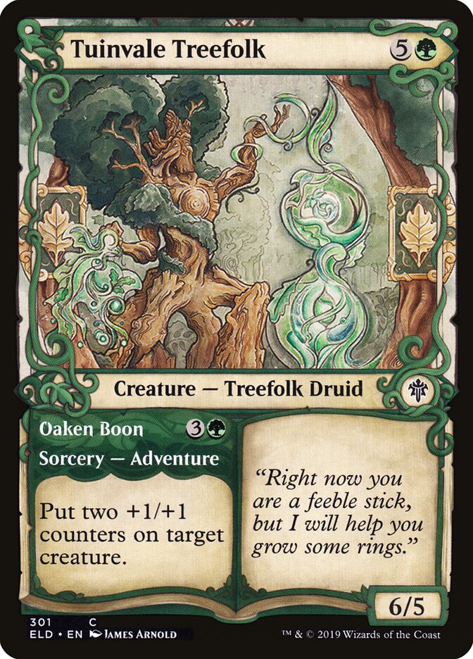 Tuinvale Treefolk (Showcase) - Throne of Eldraine 301