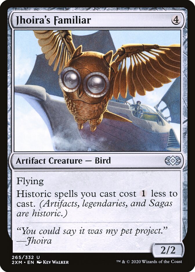 Jhoira's Familiar - Double Masters 265 (Foil)