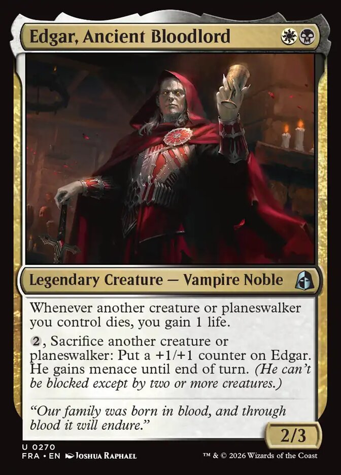Edgar, Ancient Bloodlord - Reality Fracture 270