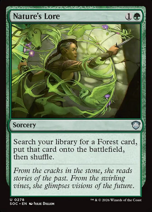 Nature's Lore - Secrets of Strixhaven Commander 278