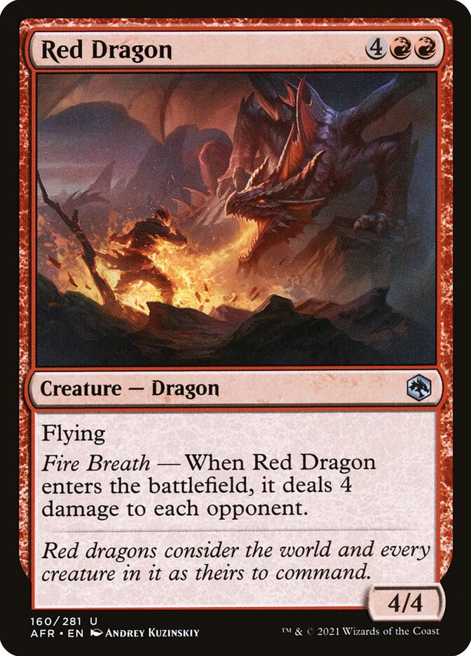 Red Dragon - AFR 160