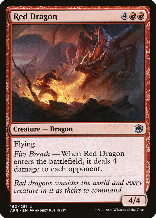 Red Dragon - AFR 160