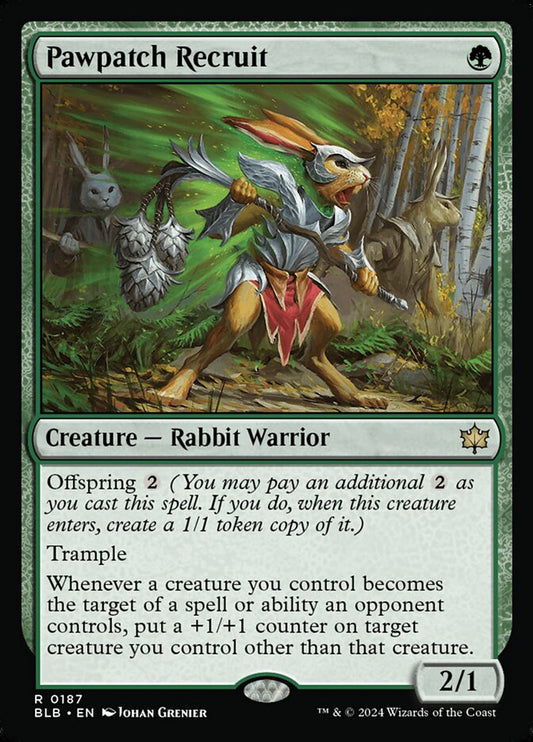 Pawpatch Recruit - BLB 187