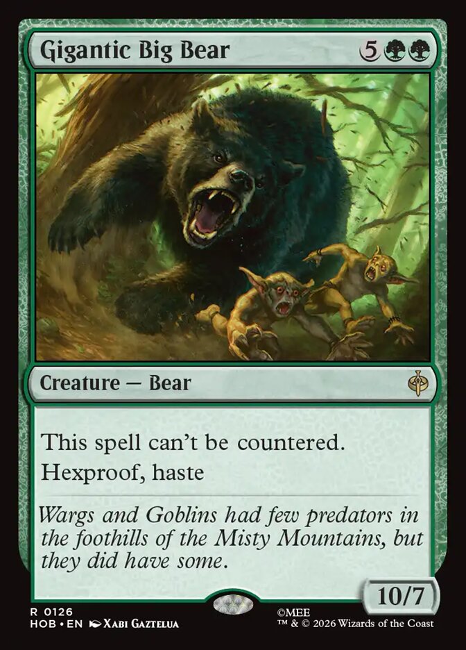 Gigantic Big Bear - The Hobbit 126
