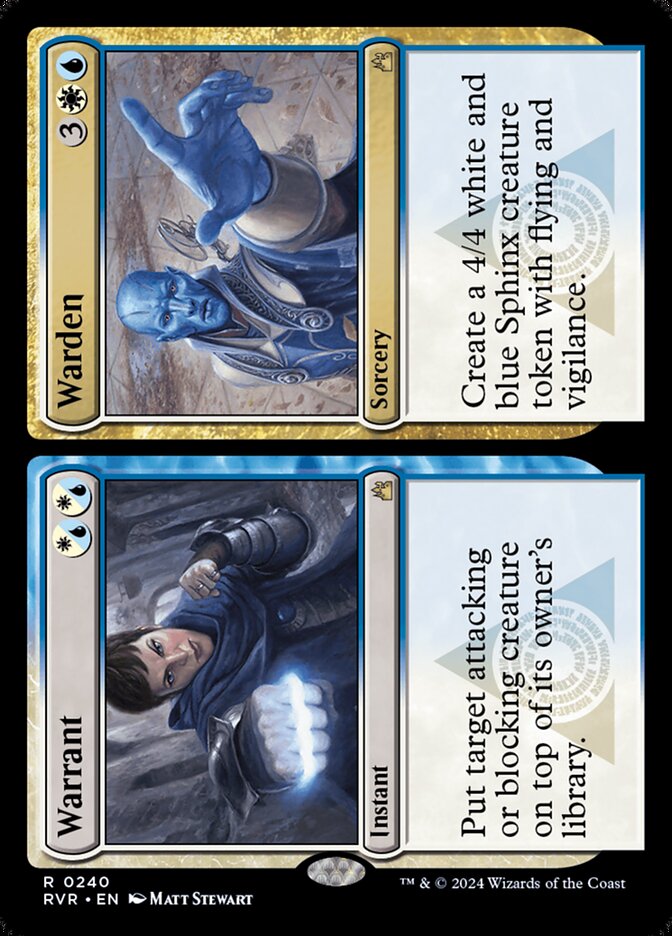 Warrant // Warden - RVR 240  (Foil)