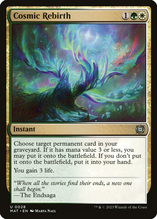Cosmic Rebirth - MAT 28  (Foil)