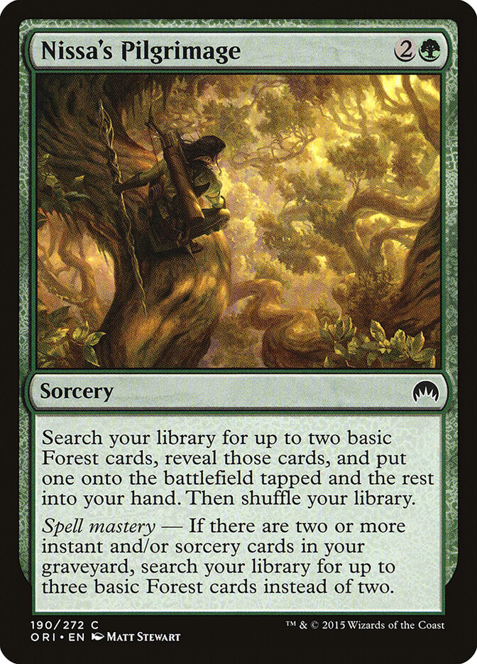 Nissa's Pilgrimage - Magic Origins 190