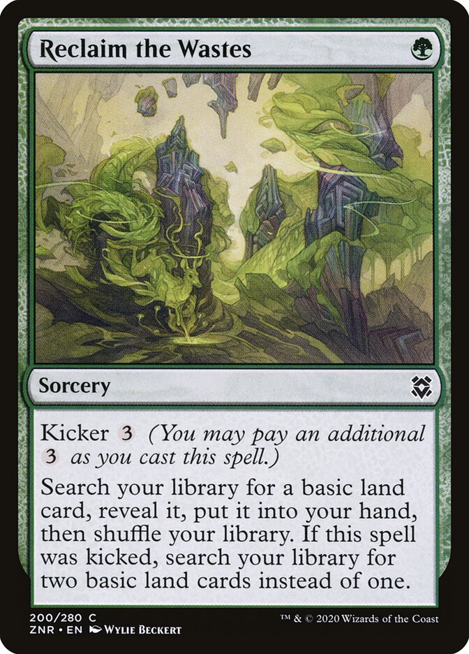 Reclaim the Wastes - Zendikar Rising 200