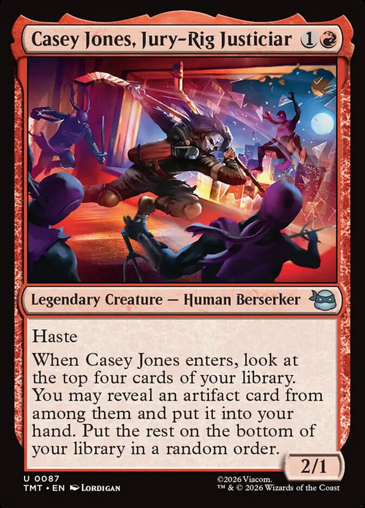 Casey Jones, Jury-Rig Justiciar - Teenage Mutant Ninja Turtles 87
