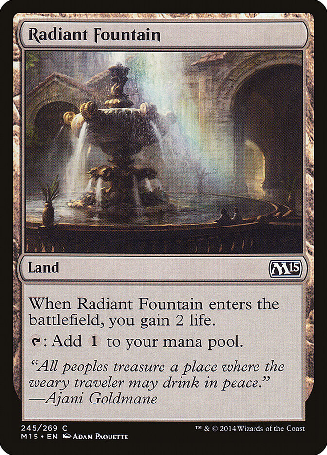 Radiant Fountain - Magic 2015 (M15) 245