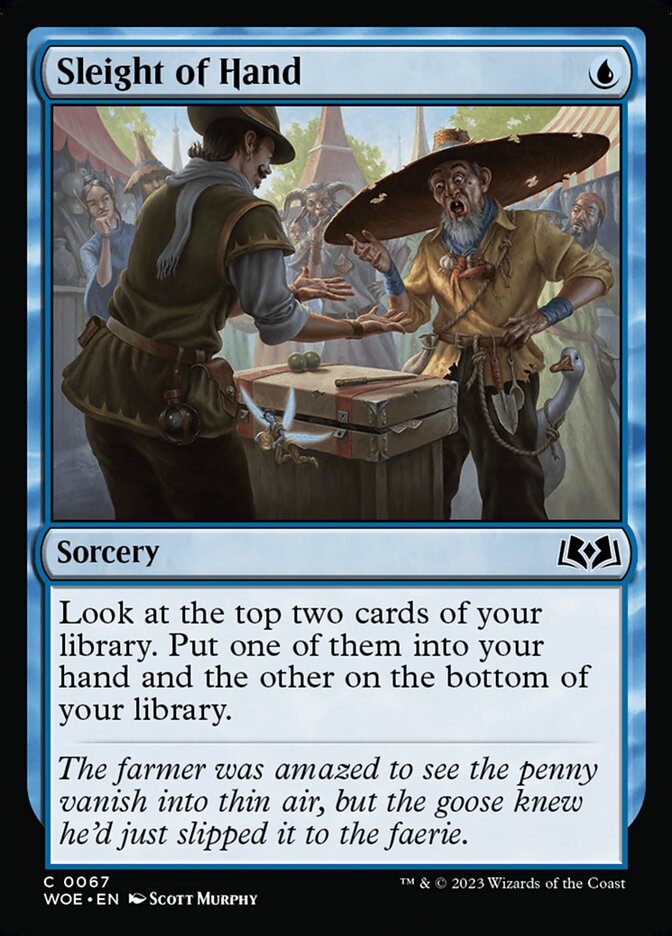 Sleight of Hand - Wilds of Eldraine 67 (Foil)