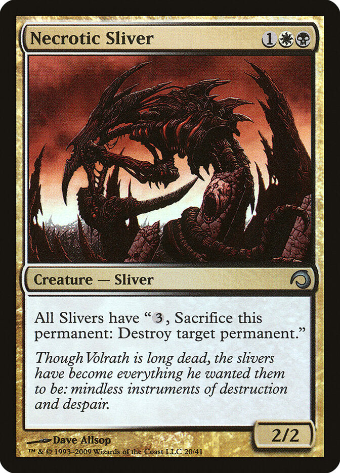 Necrotic Sliver - Premium Deck Series: Slivers 20 (Foil)