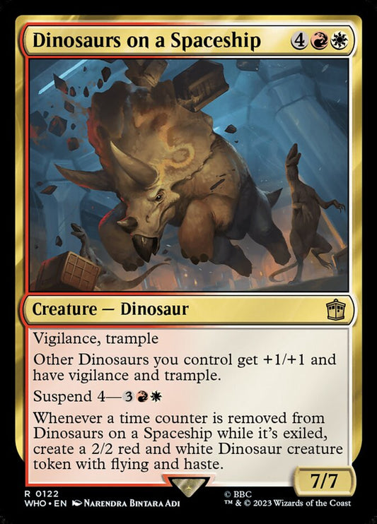 Dinosaurs on a Spaceship - WHO 122