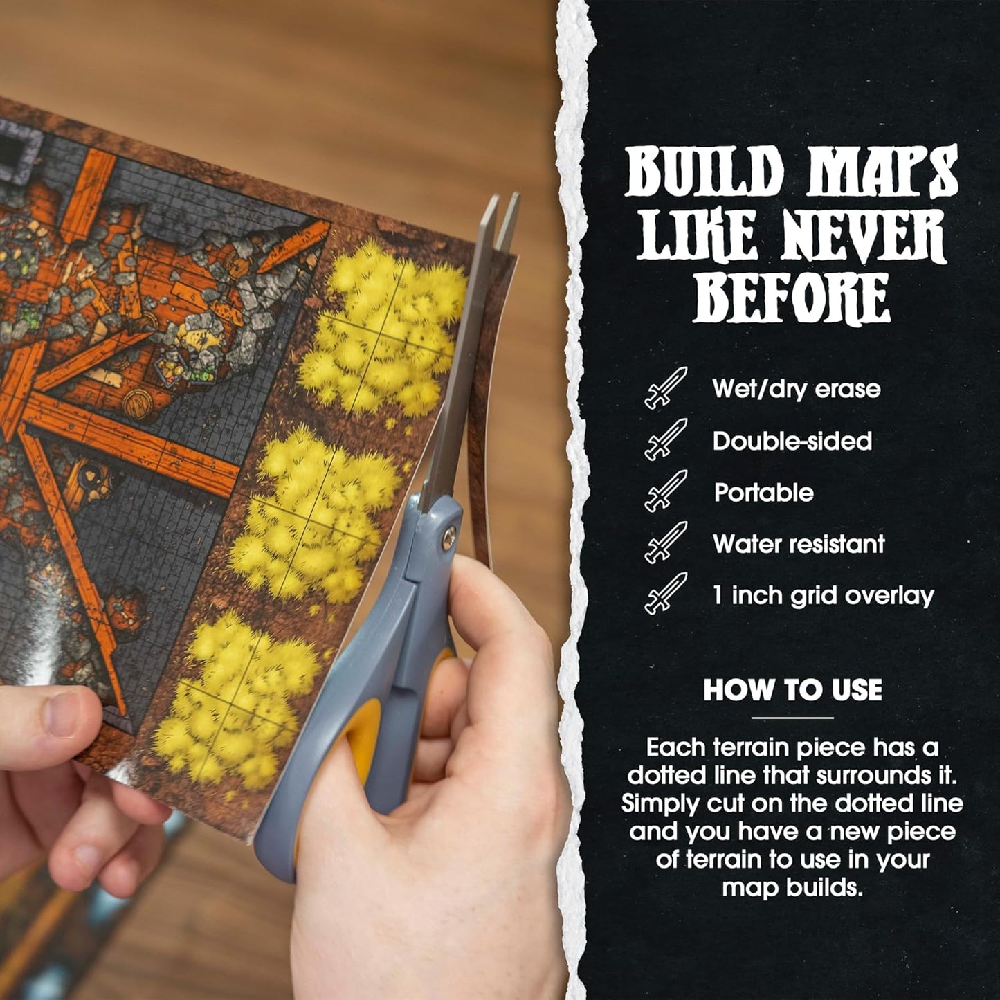 Dungeon Craft: Cursed Lands Game Pieces of Dread (In Box)