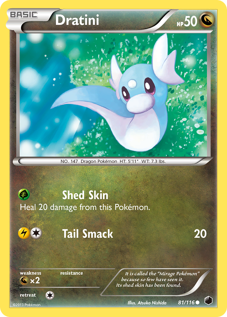 Dratini - Plasma Freeze 81 - Moderately Played