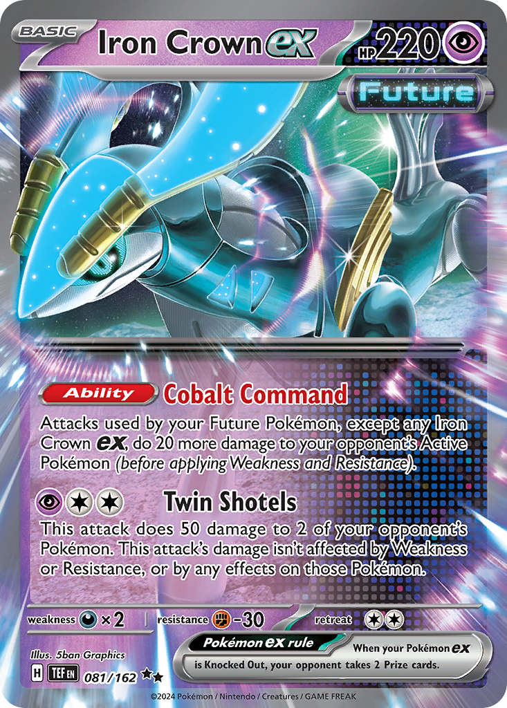Iron Crown ex - Temporal Forces 081/162 (Foil) - Near Mint