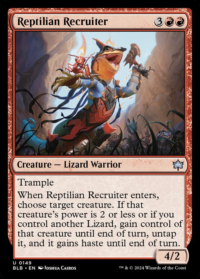 Reptilian Recruiter - Bloomburrow 149
