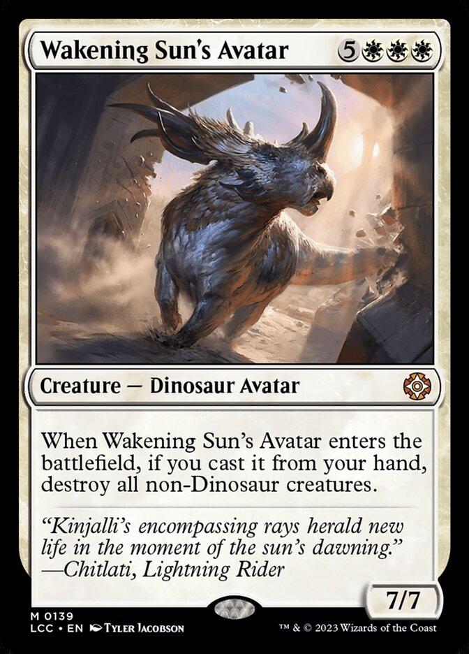Wakening Sun's Avatar - LCC 139