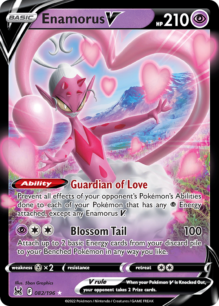 Enamorus V - Lost Origin 082/196 (Foil) - Near Mint